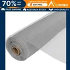 Mesh Screen Aluminium 100x500 cm Silver Outdoor Privacy Garden Insect Barr 41157