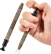 Tweezers Stainless Steel 4-Claw Pick up Tool Jeweler's Pick-Up Tool, 4 Prongs