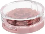 HAPINARY Metallic Highlighter Powder Palette Carved Rose Design for Sculpted Glow for Face Body Makeup Shimmering Radiance for Occasions Rose Gold Finish