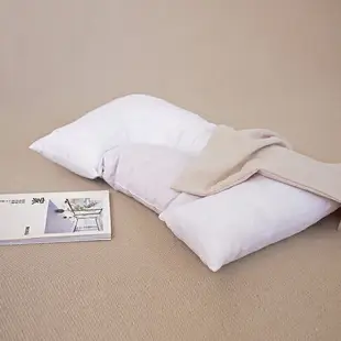 棉麻枕頭 日式簡約自然材料舒睡蒲絨枕頭護頸枕北歐簡約枕套枕芯