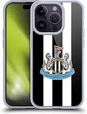 Head Case Designs Officially Licensed Newcastle United Football Club Home 2024/25 Crest Kit Soft Gel Case Compatible with Apple iPhone 14 Pro