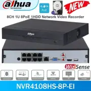 Dahua NVR4108HS-8P-EI 8CH 8PoE NVR 16MP AI Video Recorder NVR IP Camera System