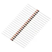 20Pcs Zener Diode 0.5W Zener Diode Assortment 2.4V DO-35 0.15 x 0.07inch