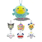 Tamagotchi Uni x Sanrio Characters Mascot Plush Toy Bag Charm / Keyring Pochacco Mimitchi / Pochacco×Mimitchi (Approx.H110mm)