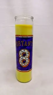 KOBE BRYANT SAINT CANDLE CUSTOM