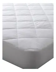 [Logan and Mason] Cotton Mattress Protector in White