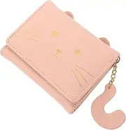 [GAROZATION] Cartoon Wallet Card Holder Stylish Cloth Change Purse for Students Portable Card Storage Bag for Travel Business and Outdoor Activities