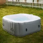 5 Foot Portable Inflatable Square Hot Tub for Sauna Therapeutic Bath Spa