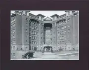 8X10" Matted Print Photo Picture VTG Seattle: Hotel Sorrento