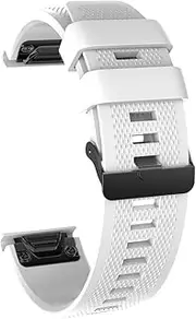 [BKUANE] Fenix 6X/Fenix 5X 26mm QuickFit Watch Band Silicone Sport Breathable Wristband Strap for Garmin Fenix 5 Plus 6 Pro 5S 6S