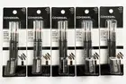 Lot (5) COVERGIRL Easy Breezy Brow Fill + Define Pencils #500 Black + Sharpeners