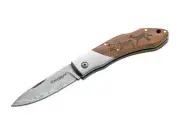 Boker Magnum Caveman Lockback Knife 3.25" Damascus Blade