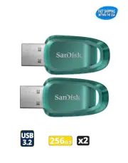 SanDisk Ultra Eco 256GB USB 3.2 Flash Drive Memory Stick Computers & Laptops x2