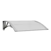 Door Window Canopy Awning Outdoor Patio Sun Shield Cover Transparent 80x80cm
