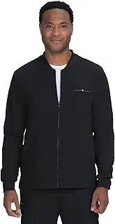 [koi] Next Gen 460 Men's Ready Set Go Scrub Jacket, Black, Medium