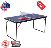 New Portable Tennis Table Folding Ping Pong Table Family Game Set - AU STOCK NEW