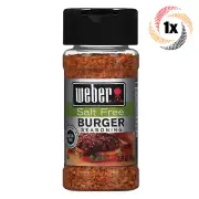 1x Shaker Weber Salt Free Burger Seasoning | 2.75oz | Gluten & MSG Free