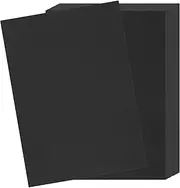 KEILEOHO 400 Pack 8.5 x 11 Inches Black Cardstock Paper, A4 Printable Black Colored Cardstock, Black Cover Card Stock for Scrapbooking, Painting, Cards, Crafts, DIY Projects, 180gsm Thickness