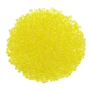 2000 Pcs Glass Seed Beads, 1.5mm Mini Glass Seed Spacer Bead, Yellow
