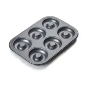 3x Nonstick Doughnut Donut Tray Pan Maker 6 Cup Cake Mould