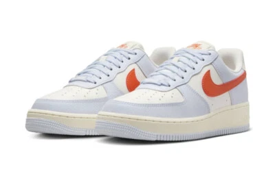 Nike Air Force 1 Low '07 Football Grey Coral Trainers Shoes 42.5 43 HV0843-085
