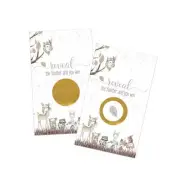 Girls Woodland Scratch Off Game Cards (30 Pack) - Fun Baby Shower Games for