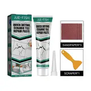 Tile & Marble Repair Paste Waterproof Bathroom Tub Floor Ceramic Crack Adhesive Universal Ceramic
