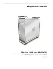 Apple Mac Pro Mid 2010 Mid 2012 Technician Guide Service Manual