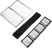 PLAFOPE 1Set Eyelash Extension Supplies Magnetic Lash Pads with Head Holder Reusable Lash Home Use Convenient for Eyelash Grafting