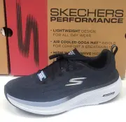 Skechers Womens Go Run Elevate 2.0 Black Blue 7.5