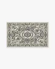 90' x 150' | Machine Washable Runner Rug | Kid & Pet Friendly | Indoor Rug | Delphina Black & White Tufted Rug | Ruggable