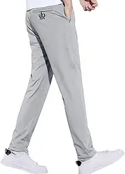 [Generic] Men Stretch Sweatpants | Athletic Running Stretch Pants,Stretch Quick Drying Pants, Travel Lightweight Breathable Pants, Breathable Lightweight Soft Active Pants for Jogging
