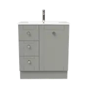 New England Joinery 750mm Diadem Centre Basin Alpha Top Floor Standing Vanity