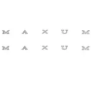 Maxum Boat Decals | 32 1/2 X 1 5/8 Inch White Vinyl (Pair)