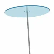 Cazador-del-sol - 8" Suncatcher Set of 3 - Uno - Blue