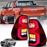 Taillights Tail Lamp Led For Toyota Hilux Revo Rocco 2016-2021 Pair
