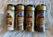 4 Pcs McCormick Finishing Sugar Holiday Set Frosting Toffee Gingerbread Cocoa