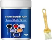 300g Rust Converter, Weatherproof Rust Converter Paint for Metal, Anti Rust Coating For Metal, Water Based Metallic Paint (Green)