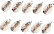 [COHEALI] Shell Jewelry Accessories Seashells Charms Keychain Accessories Shell Ornaments Steampunk Accessories Necklaces for Women Conch Beads Necklace for DIY Shell Necklace