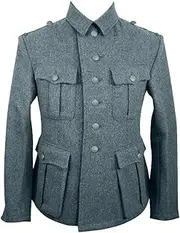 [militaryharbor] WW2 WWII German M41 Elite EM Italian Field Wool Tunic Feldbluse Blue Green Grey