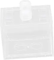 COLLBATH Aquarium Kit Transparent Creative Fish Tank with Light for Desktop Use Lightweight Durable Materials for and Fun Decor