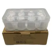 New Brothread 1000M Polyester Embroidery Thread White 8 Count Box