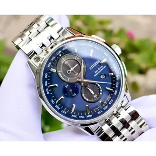 CITIZEN 星辰光動能萬年曆 電波錶 藍寶石 鋼錶 AT8110-61L【Watch On-line Store 】