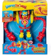 SUPERTHING Superbot Sugarfun - Hero Articulated Robot with Moldable Arms and Bat