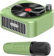 Portable Karaoke Machine - Small Karaoke Machine with Microphone - Retro Singing Toy Handheld Portable Music Player for Toddler & Party