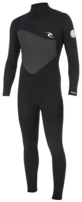 Rip Curl Men's Omega 3/2mm Back Zip Full Wetsuit - Black - New