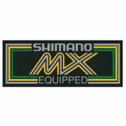 Shimano MX - yellow Green - chrome decal - old school bmx