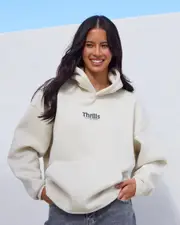 [Thrills] Thrills Women's Road To Paradise Cocoon Hoodie in Heritage White Size 10 10 Heritage White