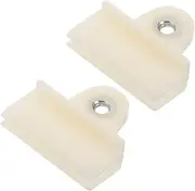 HEALEEP Glass Groove Slider 2 Pack Car Window Adjuster Universal Fitment Plastic Construction Secure Glass Retaining Clips
