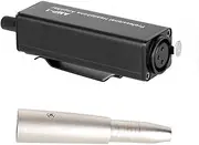 Byttlerom 1 Set Universal XLR to 3.5mm Headphone Amplifier No Interference HiFi Sound Quality with Output Volume Control for Music Lover